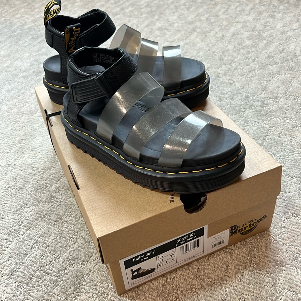 DR. MARTENS Blaire Jelly Sandals - Picture 2 of 8